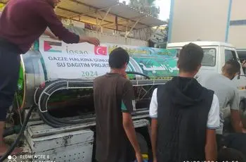 İçme Suyu kriz bölgesi faaliyetleri
