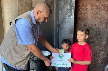 Zekat Dağıtımı kriz bölgesi faaliyetleri